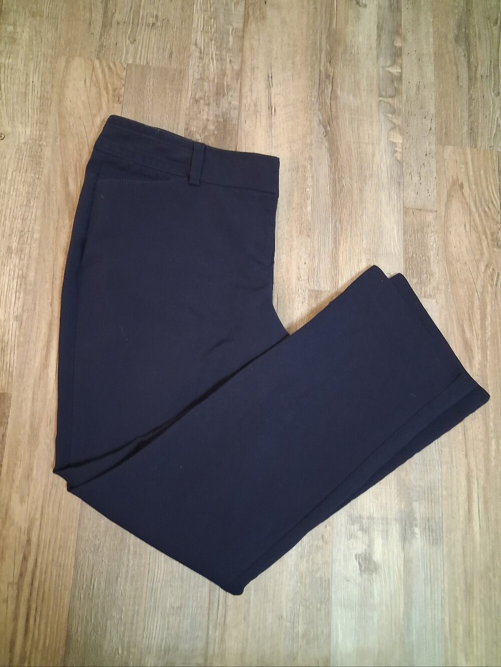 7TH AVE. NY & COMPANY NAVY BLUE DRESS PANTS SZ 12